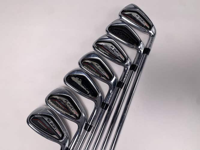 Cobra KING F9 Speedback Iron Set 5-PW+GW KBS Tour 90 Regular Steel Mens RH READ