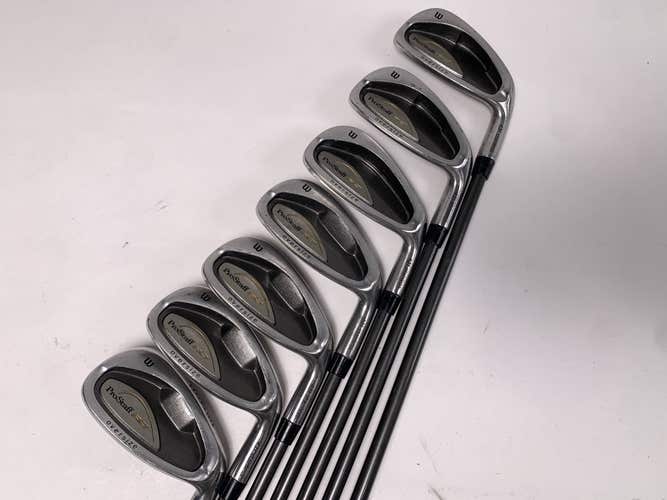 Wilson Pro Staff AD Iron Set 4-PW Progressive Mens Flex Graphite Mens RH