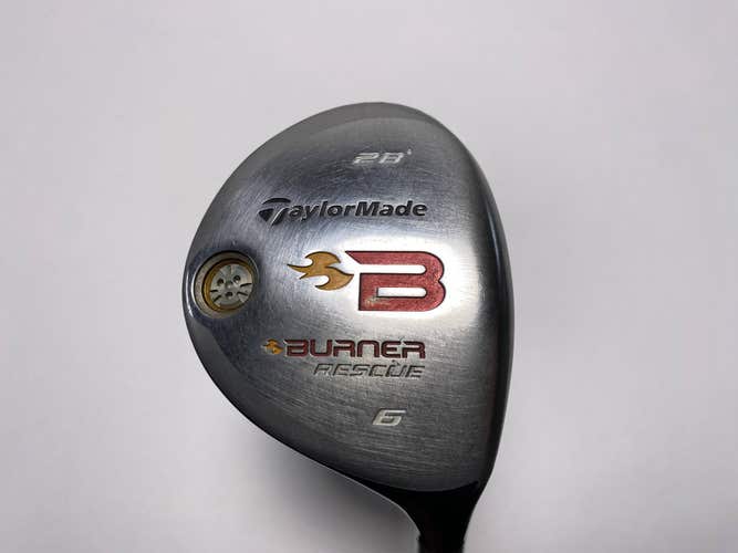 TaylorMade Burner Rescue 2008 6 Hybrid 28* REAX 60g Regular RH Midsize Grip