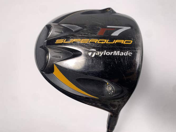 TaylorMade R7 Superquad Driver 10.5* Fujikura REAX 65g Regular Graphite Mens RH