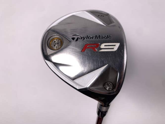 TaylorMade R9 3 Fairway Wood 15* Fujikura Motore 70g Regular Graphite Mens RH