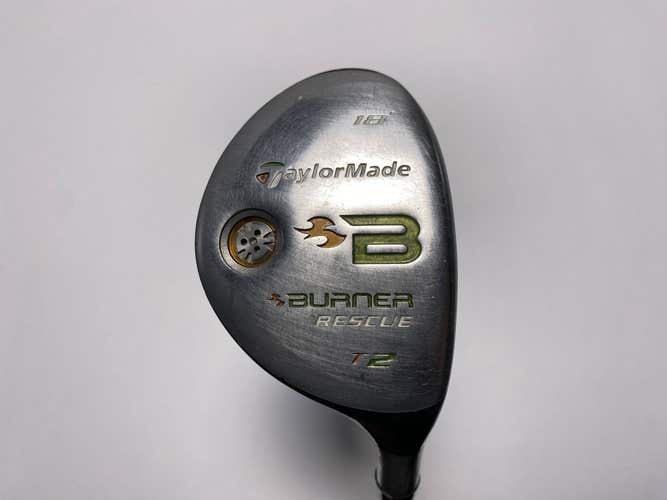 TaylorMade Burner Rescue 2008 T2 Hybrid 18* REAX 49g Stiff Graphite Mens RH