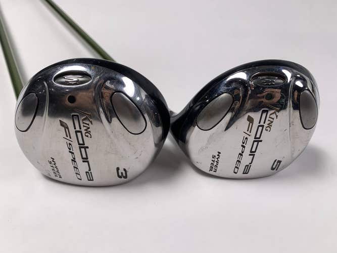 Cobra F Speed 3 & 5 Fairway Wood Set 15* 18* Aldila NV-F 55g Regular RH