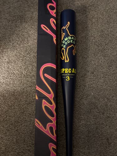 Pretty much new Combat MFG Spec A1 Alloy midnight rodeo model (-3) 33 inch w/ new lizard skin