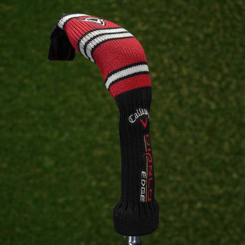 Callaway Diablo Edge 3 Hybrid Headcover Sock Red / Black ~ NICE!!