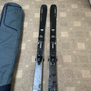 Men's 2024 Elan 180cm Ripstick and 106 Black Edition Skis With Bindings (Used)