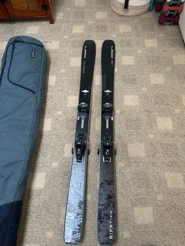 Men's 2024 Elan 180cm Ripstick and 106 Black Edition Skis With Bindings (Used)