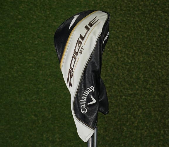 Callaway Rogue ST Driver Headcover 1 White / Black / Gold ~ LOOK!!