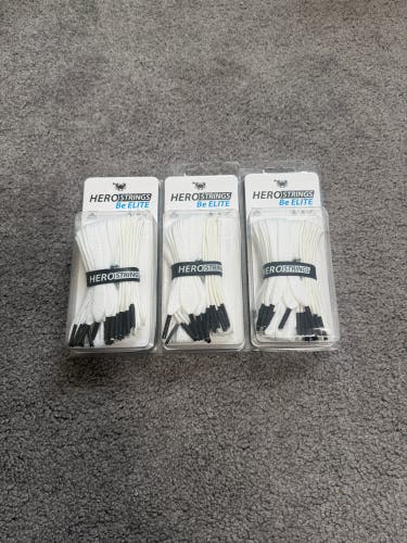 ECD Hero Strings White 3 Pack Bundle New