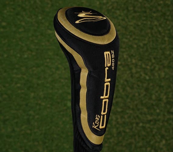 King Cobra 460 SZ Driver Headcover Sock Gold / Black ~ LOOK!!