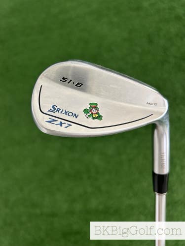 Srixon ZX7 Mkii Forged Lucky Leprechaun 51 Degree Approach A Wedge / Stiff