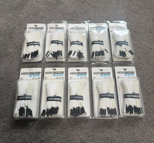 ECD Hero Strings White 10 Pack Bundle New