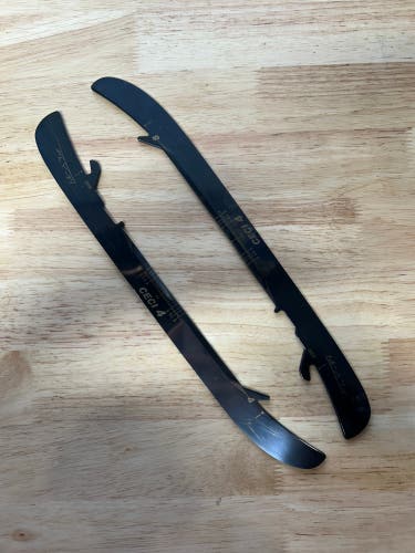296mm NHL Pro Stock #4 Cody Ceci Game Used Bauer Fly-Ti Skate Blades / Runners