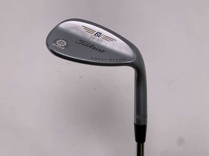Titleist Vokey Spin Milled SM4 Chrome Lob Wedge LW 58* 9 Bounce Wedge RH