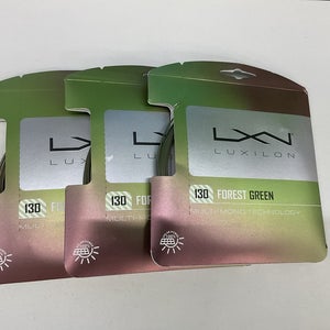 3 Pack Luxilon 130 Forest Green Multi-mono Technology 16g/1.30mm