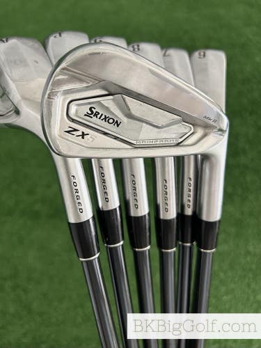 Srixon ZX5 Mkii Forged Iron Set 5-A / Recoil F4 Stiff Graphite