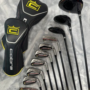 Men's Cobra KING VT Clubs (Full Set) RH Cobra King VT Varsity Flex Shaft 10 Pieces (Used)