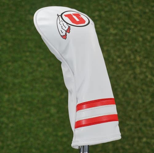 Team Golf Utah Utes Fairway Wood Headcover U of U White / Red Changeable #'s