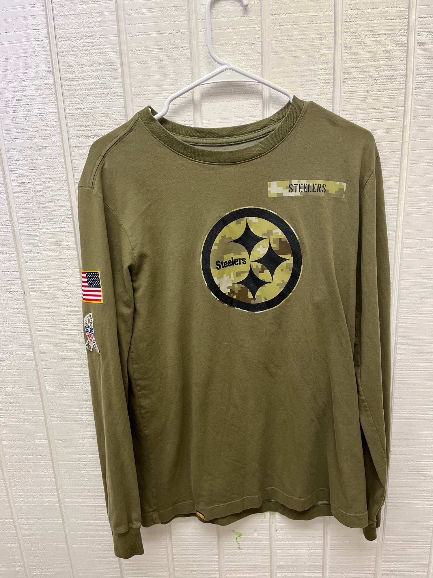 steelers nike long sleeve shirt