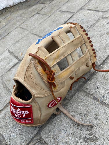 Rawlings Heart of the Hide RH Outfield Baseball Glove 12.75" (Used)