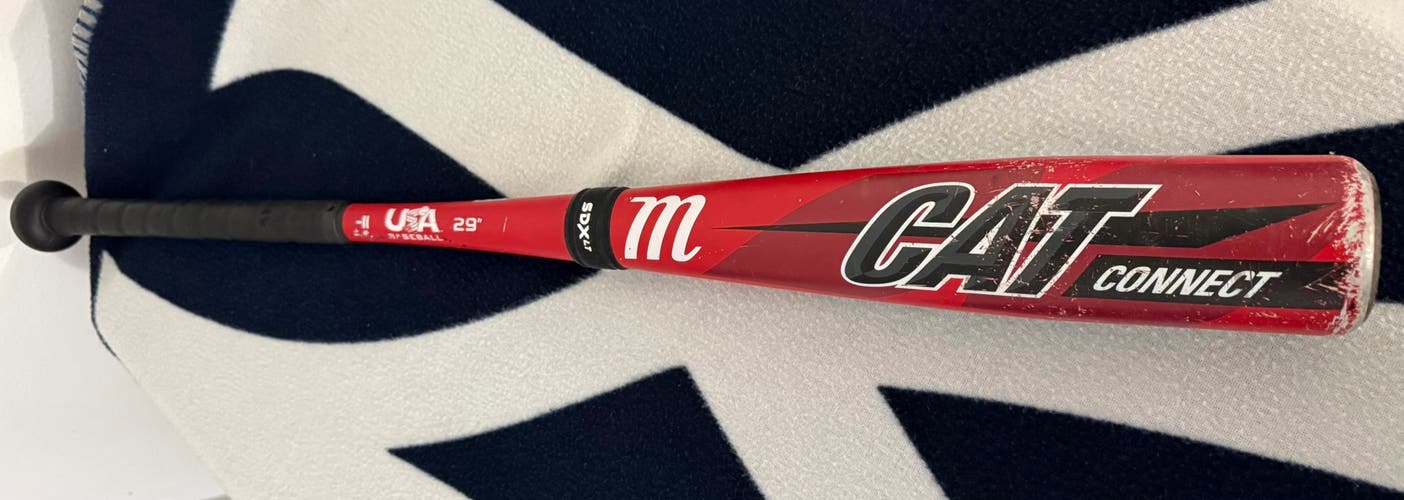 2021 Marucci CAT Connect Hybrid USABat Certified Bat (-11) 18 oz 29" (Used)