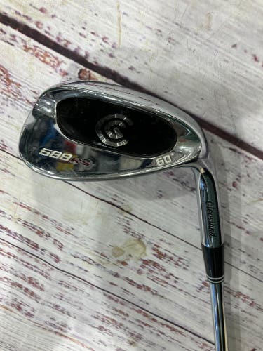 Men's Cleveland 588 RS Wedge Right Handed Wedge Flex 60 Degree Steel Shaft (Used)