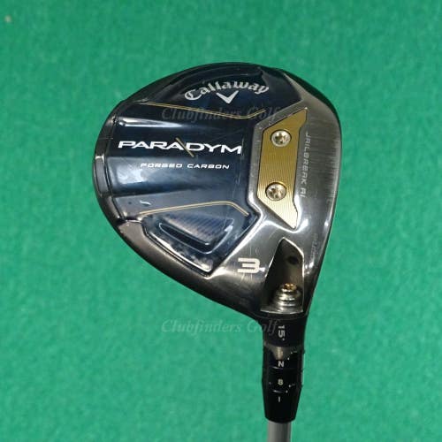 Callaway Paradym 15 Fairway Wood 3 Aldila Ascent Red 60 Graphite Regular