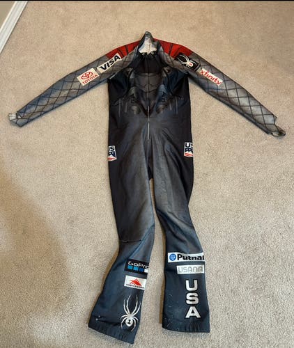 Men's Spyder U.S. Ski Team Ski Suit (Used) FIS Legal (TED LIGETY)