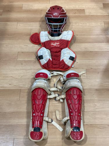 Used Youth Rawlings Velo 2.0 Catcher's Set | Age 9 - 12