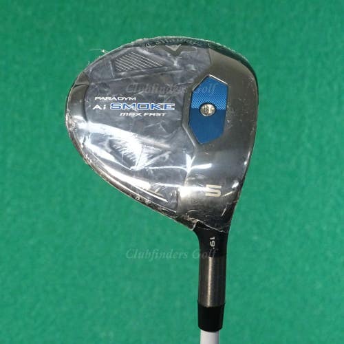 NEW Callaway Paradym Ai Smoke Max Fast 19 Fairway Wood 5 PXv 6.0 Stiff w/ HC