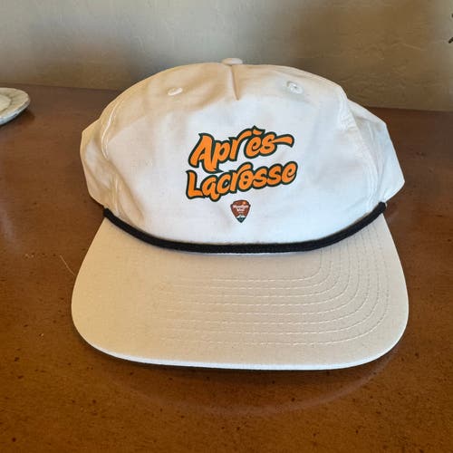 Apres Lacrosse Mountain West Prime Richardson Snapback Hat White