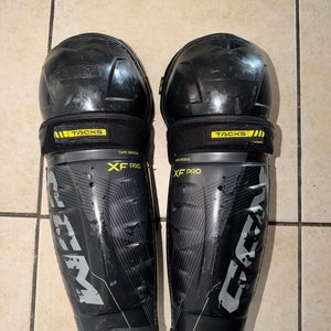 Senior CCM Tacks XF Pro 14" Shin Pads (Used)