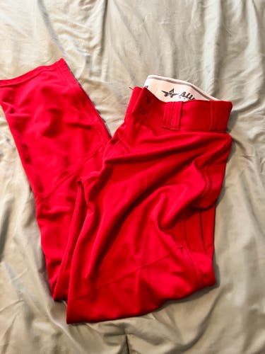 Red Unisex Youth Alleson Game Pants (Used)