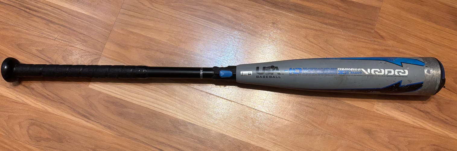 2019 DeMarini Voodoo Alloy USABat Certified Bat (-10) 20 oz 30" (Used)