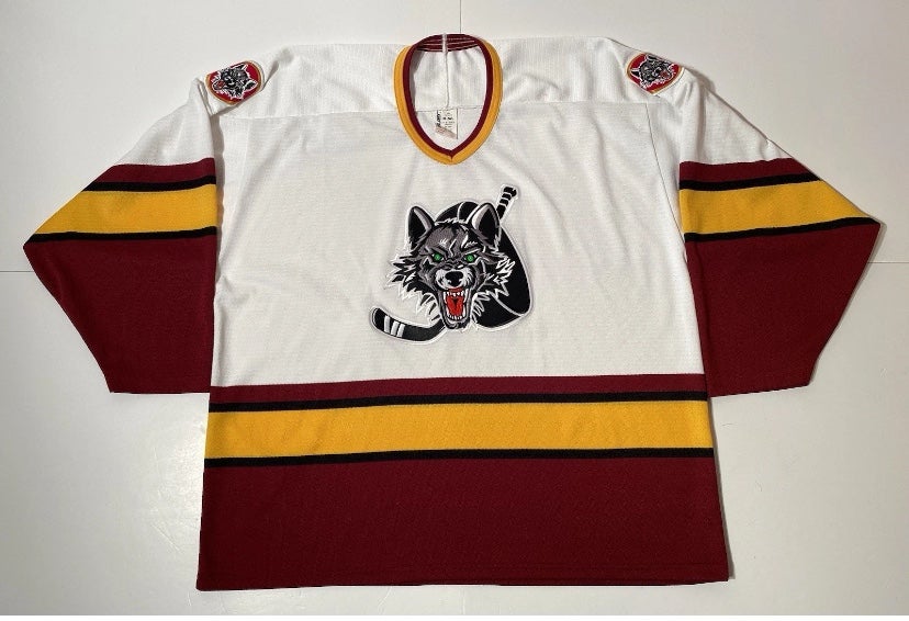 Vintage Chicago Wolfs AHL Hockey Jersey Size Men’s 2XL Made in Canada