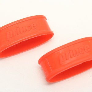 PRINCE (COLORED) RUBBER GRIP BAND FOR TENNIS RACQUETS (USED) QTY: 2
