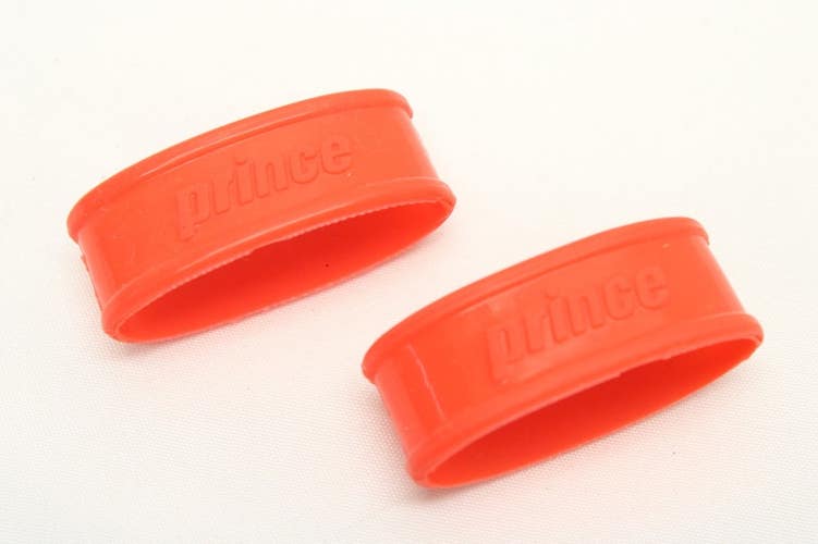 PRINCE (COLORED) RUBBER GRIP BAND FOR TENNIS RACQUETS (USED) QTY: 2
