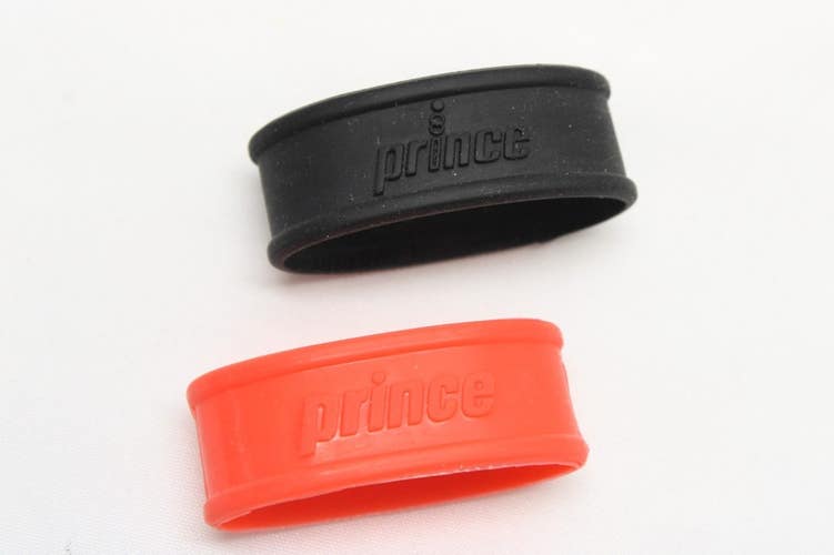PRINCE (COLORED) RUBBER GRIP BAND FOR TENNIS RACQUETS (USED) QTY: 2