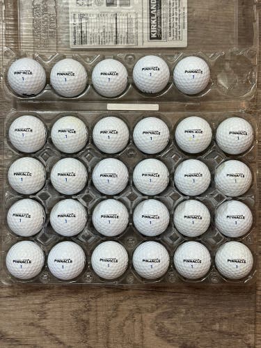 29 Pinnacle Exception Golf Balls - 5A/4A Condition