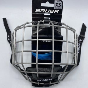 NEW Bauer Profile I Cage, Silver, XS