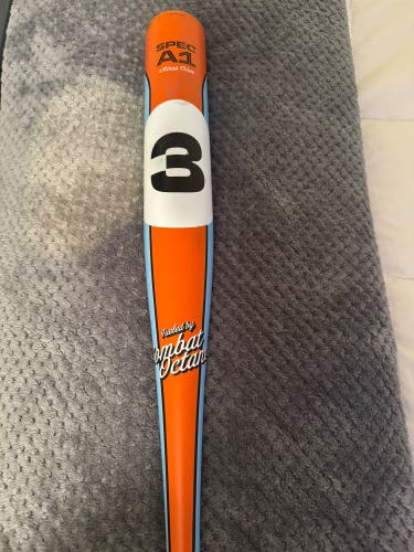 2026 Combat MFG Spec A1 Alloy BBCOR Certified Bat (-3) 30 oz 33" (Used)