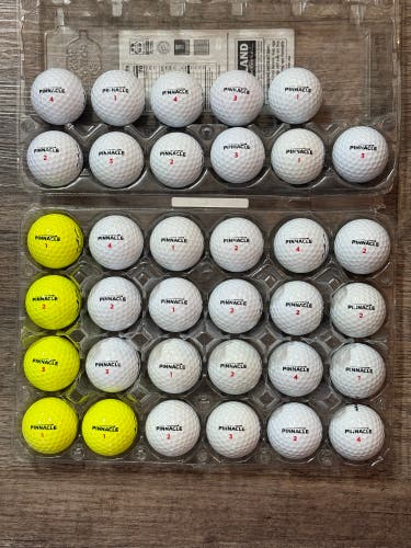 35 Pinnacle Rush Golf Balls - 5A/4A Condition