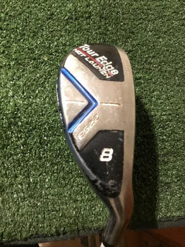 Tour Edge Hot Launch E522 Iron-Wood 8 Hybrid Iron Regular Fubuki HL 55g Graphite