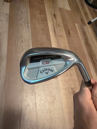 Men's 2020 Callaway Mack Daddy CB Right Handed Wedge Stiff Flex 56 Degree Steel Shaft (Used)