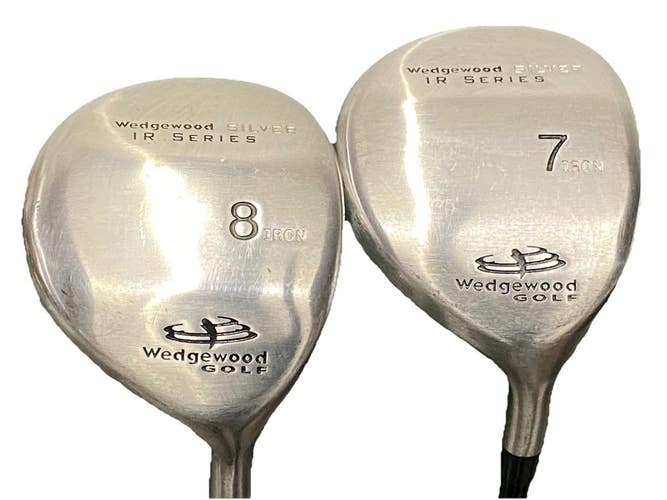Wedgewood Silver IR Hybrid Set 7h 34* And 8h 38* RH Senior Graphite Nice Grips