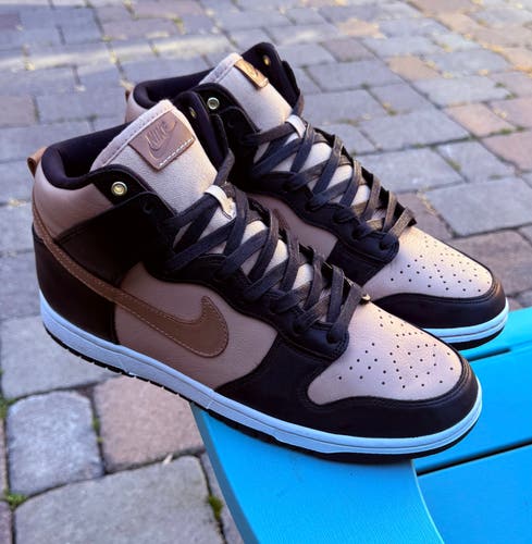 WOMENS NIKE DUNK HIGH LXX BLACK FLAX ATHLETIC SNEAKERS [DX0346-001] US SIZE 12.5