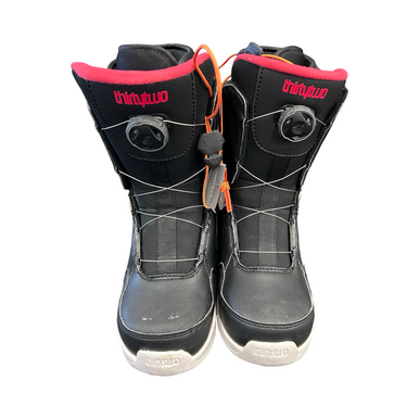 Used ThirtyTwo LASHED CRAB GRAB Boys Snowboard Boots Black Senior 7 10299-S000304433