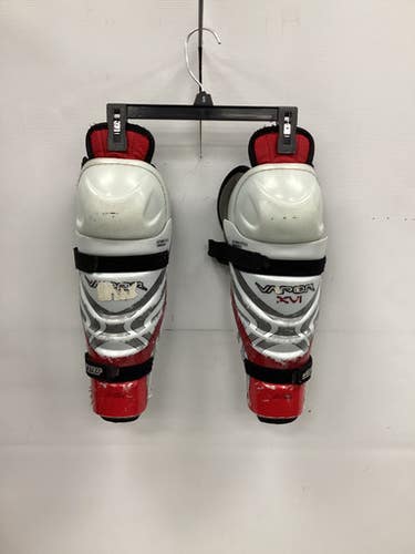 Used Bauer VAPOR XVI Junior Shin Guards Grey 12" 11851-S000043350