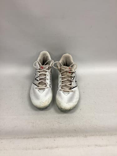 Used New Balance FREEZE LAX Cleats Mens White Senior 5 11851-S000043333