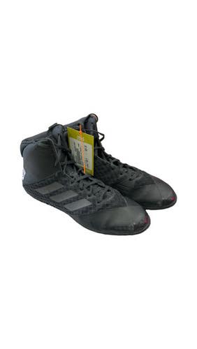 Used Adidas Wrestling Shoes Black Youth 08.5 11859-S000028600